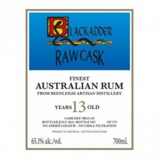RUEX_0154 Beenleigh 13y 2007 Blackadder Raw Cask BARC, 70cl - 65,1°